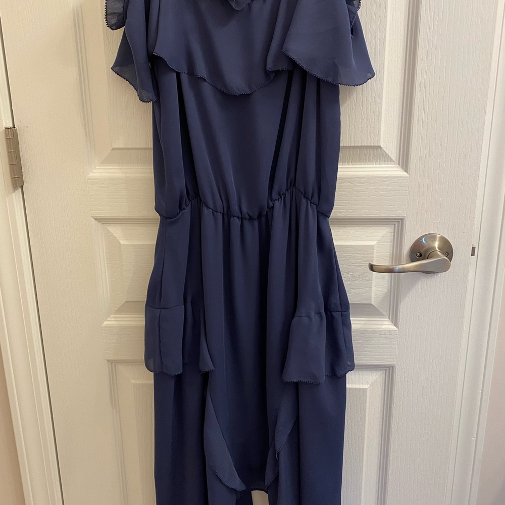 Parker – Cold Shoulder Ruffle Dress - Picture 3 of 8